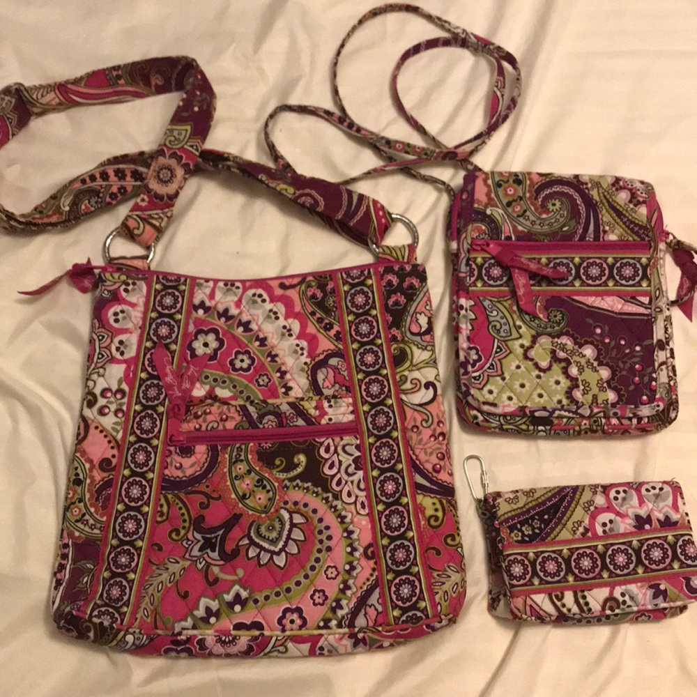 Vera Bradley Lot of three pieces in EUC
